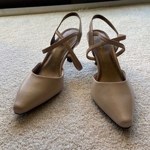 Life Stride Nude Strappy Heel